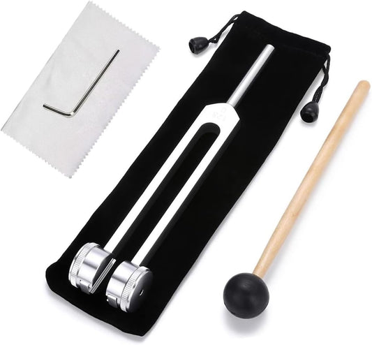 Aluminium Alloy Tuning Fork with Silicone Hammer