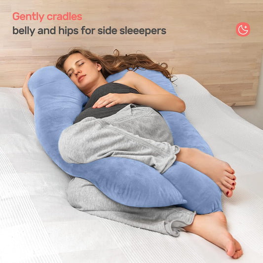 Pregnancy Pillow for Sleeping, U Shaped Full Body Pillow